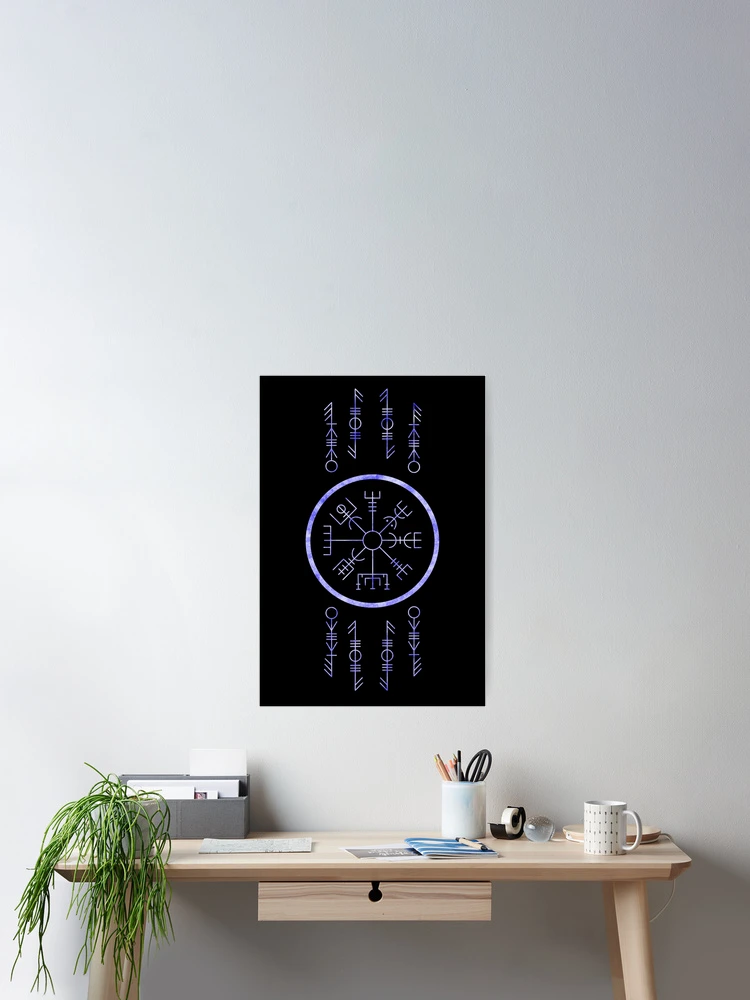 Thumbnail 2 of 3, Poster, Compass designed and sold by jixelpatterns.