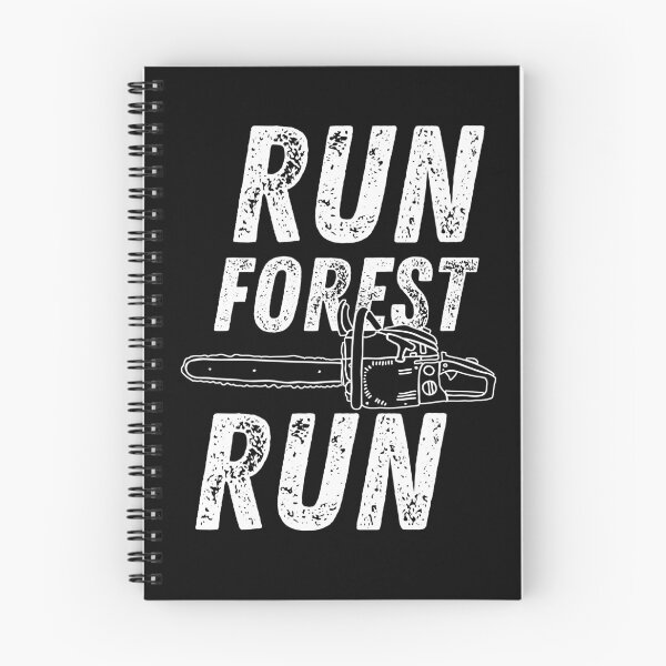 Item preview, Run Forest Run Lumberjack Chainsaw designed and sold by JulianoZn97.