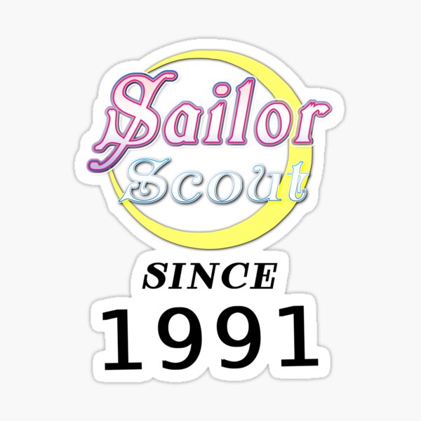 Vista previa del artículo con la obra «Sailor Scout Since  1991  - Cute Anime Manga Sailor Moon», diseñado y vendido por MemeDecor.