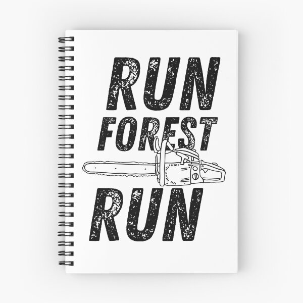 Item preview, Run Forest Run Lumberjack Chainsaw designed and sold by JulianoZn97.