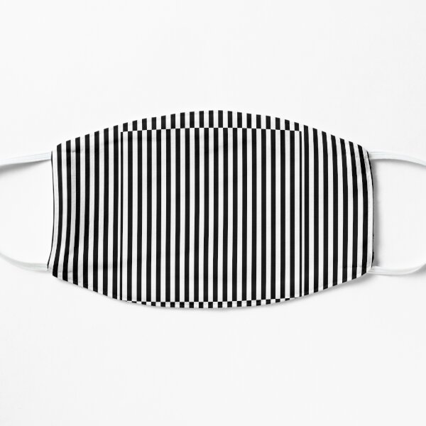 Vertical Symmetrical Strips Flat Mask