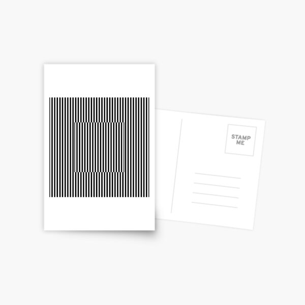 Vertical Symmetrical Strips Postcard