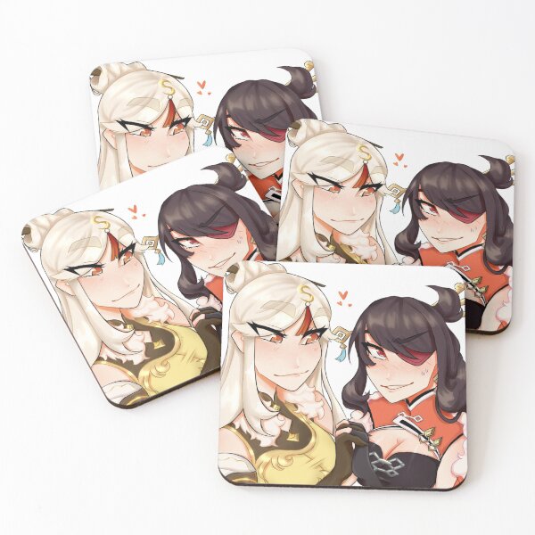 Item preview, ningguang x Beidou (Genshin Impact) designed and sold by Nymphey.