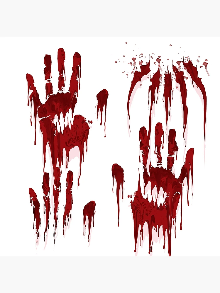 Bloody Good Fake Blood Splatter Art Board Print for Sale by nerdchild