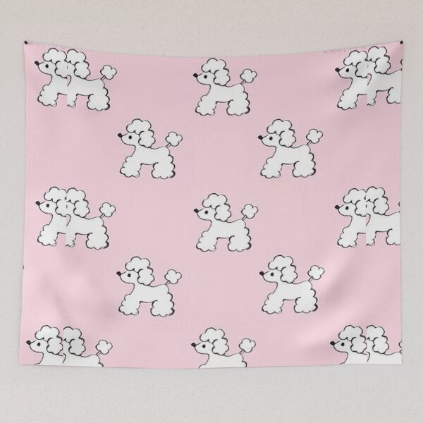 Item preview, Poodle cute in pink pet dog dogs pets puppy art caniche pop art groomers designed and sold by Coolstuff4you71.