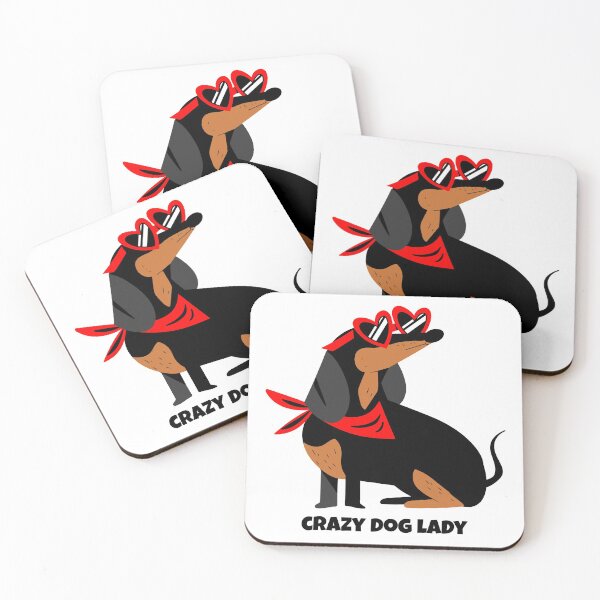 Item preview, Crazy Dog Lady Fashion Dachshund dog designed and sold by TamGustam.