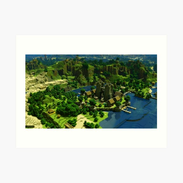 minecraft painting posters