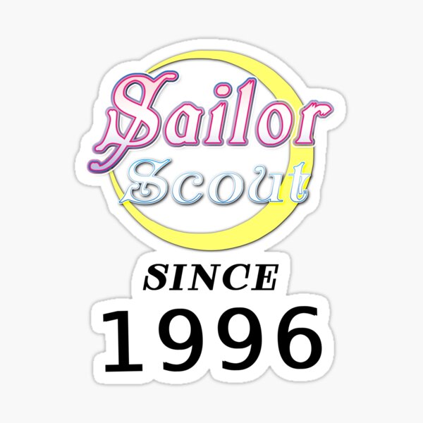 Vista previa del artículo con la obra «Sailor Scout Since  1996  - Cute Anime Manga Sailor Moon», diseñado y vendido por MemeDecor.