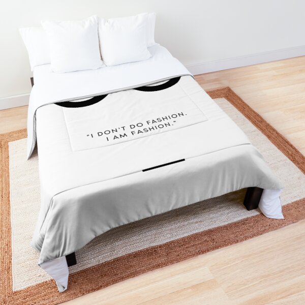 COCO FASHION QUOTE Comforter