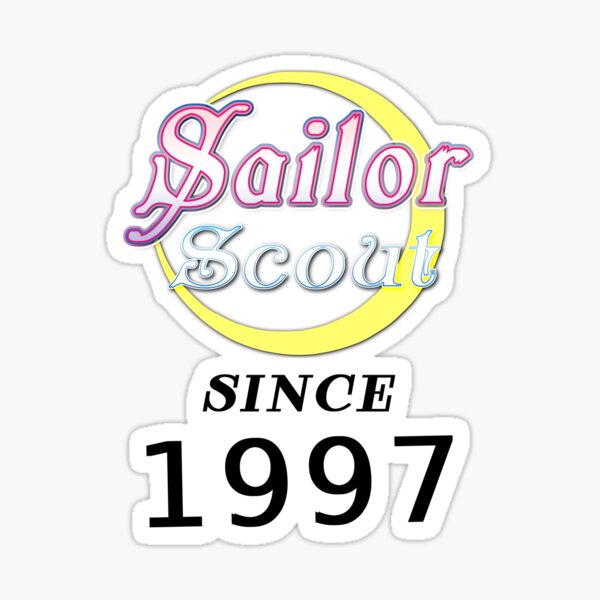 Vista previa del artículo con la obra «Sailor Scout Since  1997  - Cute Anime Manga Sailor Moon», diseñado y vendido por MemeDecor.