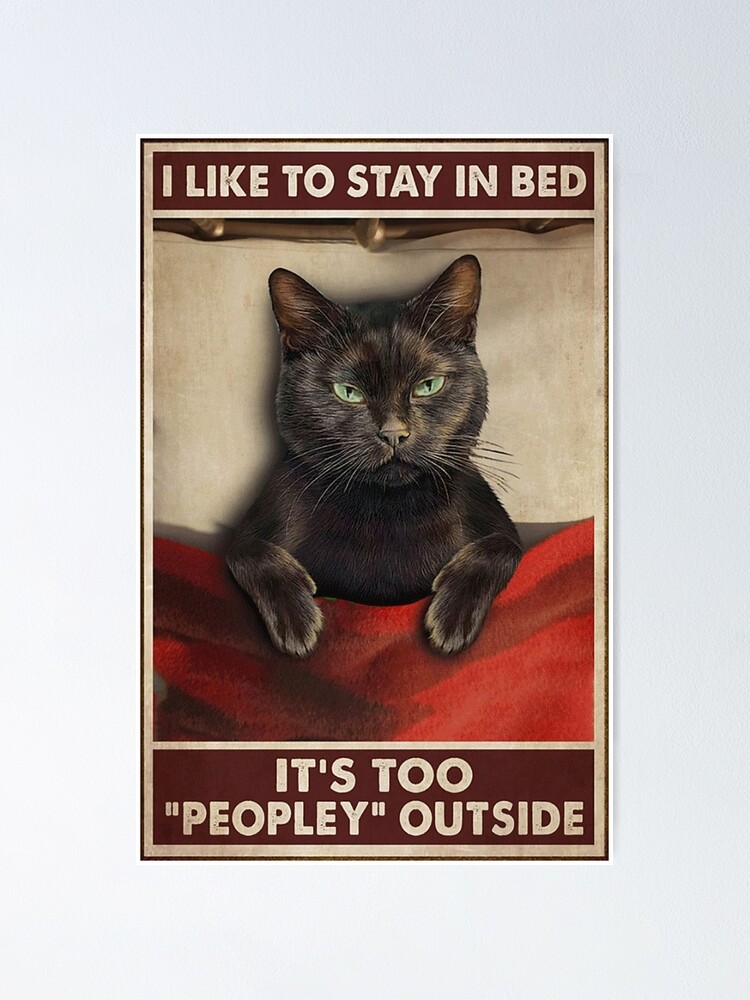 it's too peopley outside cat