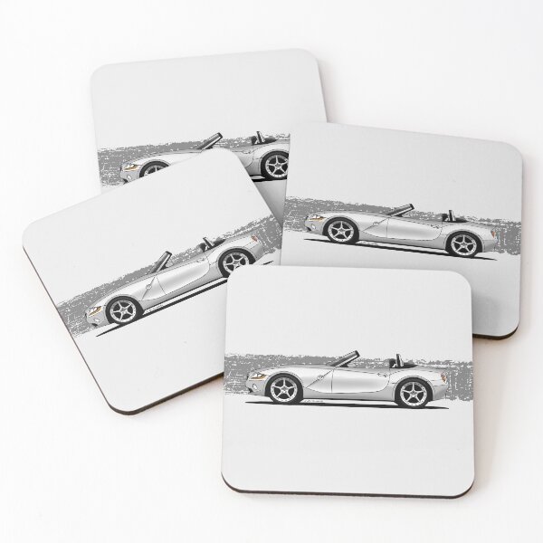 Item preview, My drawing of the iconic white / silver barbarian roadster designed and sold by designjaag.
