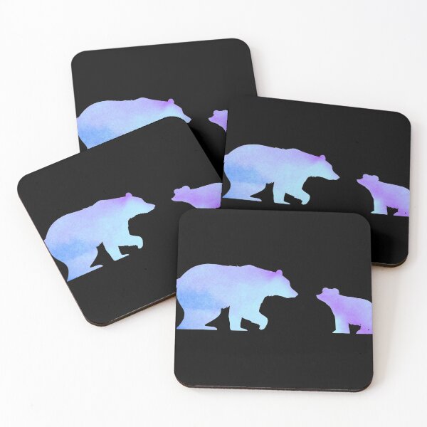 Item preview, Blue Watercolor Bears designed and sold by Hedda Young.