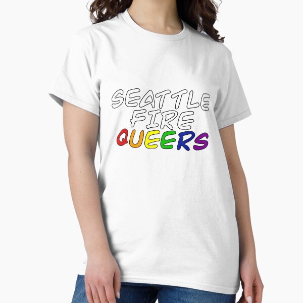 Aperçu de l'œuvre queers de feu de Seattle créée et vendue par Samantha Faller.