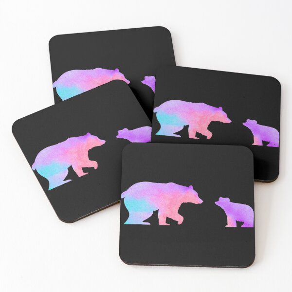 Item preview, Purple Watercolor Bears designed and sold by Hedda Young.