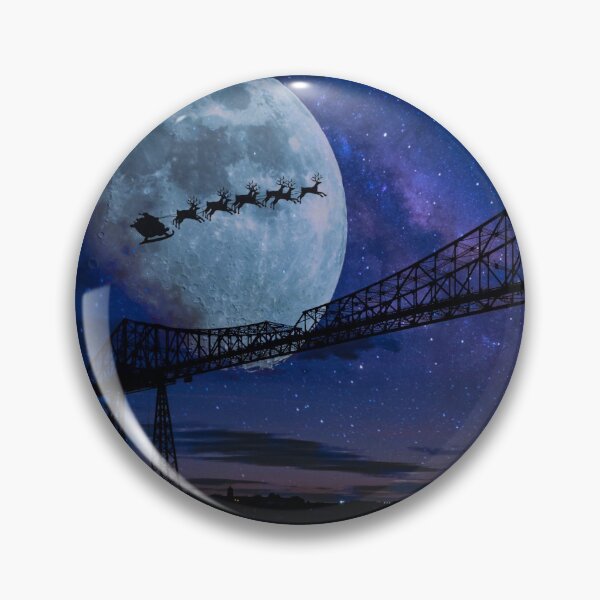 Item preview, The Transporter Bridge and Santa doing his rounds designed and sold by John Stoves.