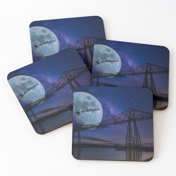 Item preview, The Transporter Bridge and Santa doing his rounds designed and sold by John Stoves.