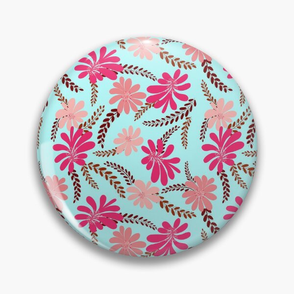 Item preview, FLORAL SPREAD - AQUA designed and sold by PrachiManerikar.
