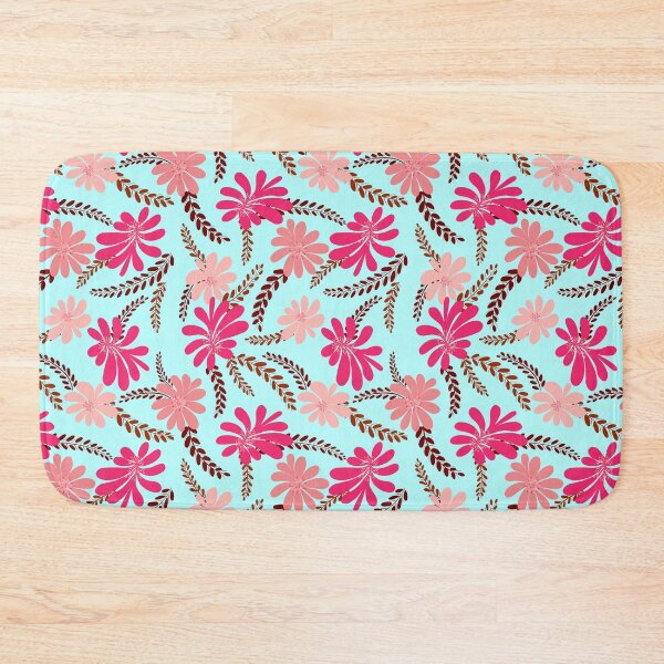 Item preview, FLORAL SPREAD - AQUA designed and sold by PrachiManerikar.