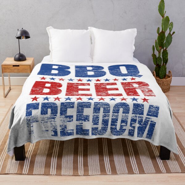 Item preview, BBQ Beer Freedom Beer 4th Of July designed and sold by BaiHeng.