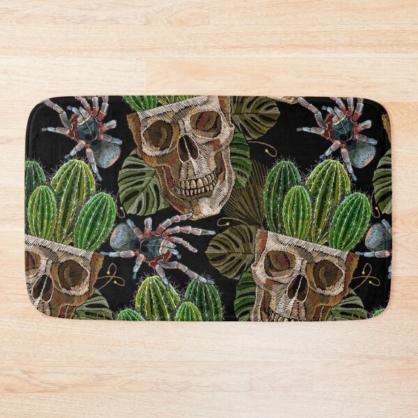Item preview, Human skull, cactus and spider designed and sold by matrioshka.