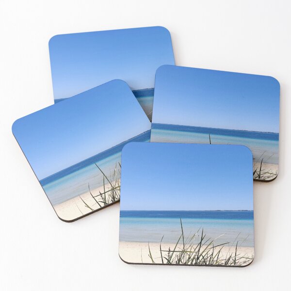 Item preview, Aussie Beach Photo with Clear Blue Sky | Calm Ocean Bliss designed and sold by JillyJ05.