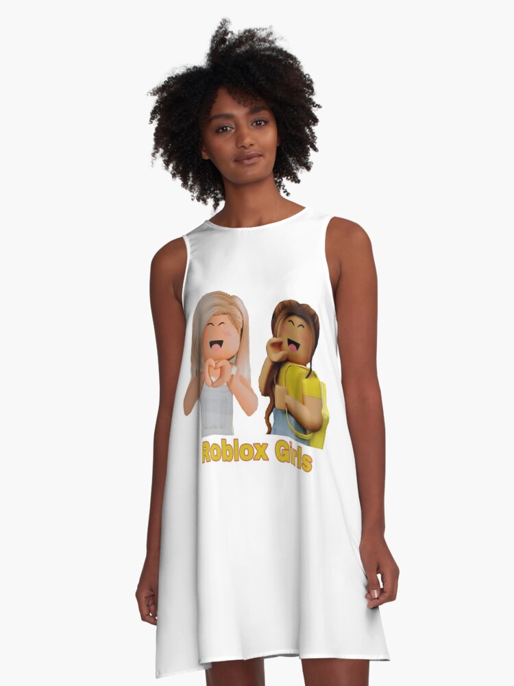 Roblox Girls Character A Line Dress By Katystore Redbubble - image of a dress for roblox