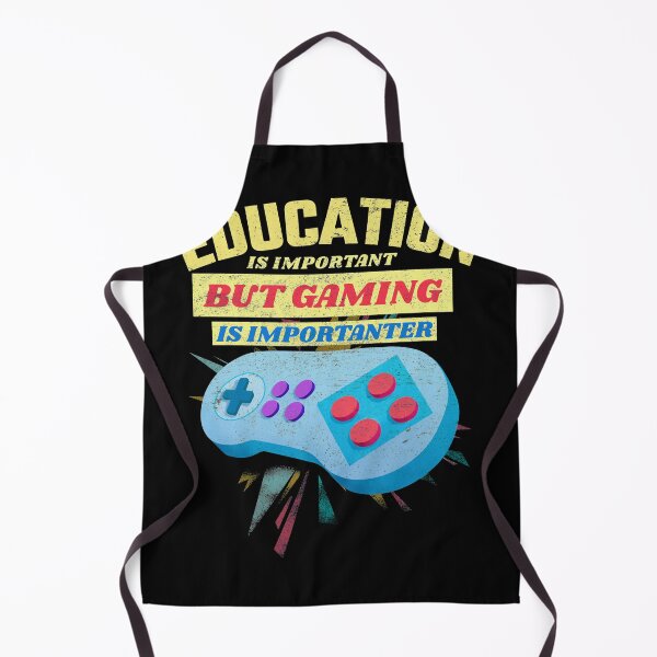 Item preview, education is important but gaming is importanter designed and sold by FZ Designs.