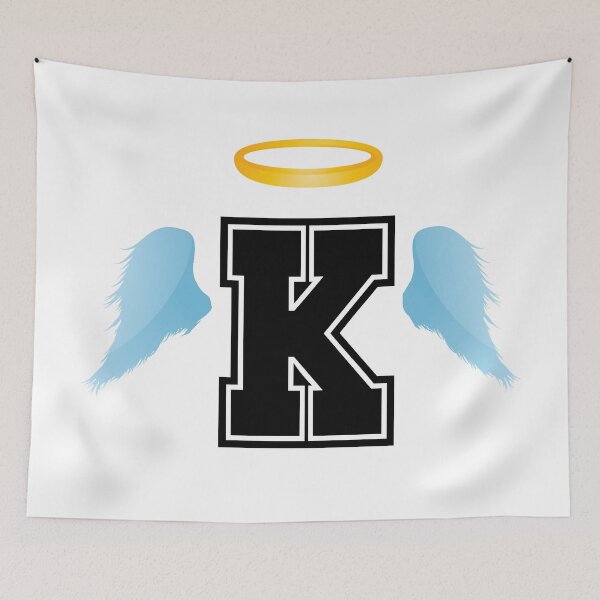 Item preview, Letter K College Font Good Heaven designed and sold by comcamworld.