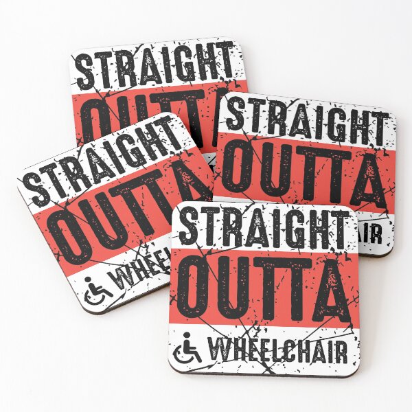 Item preview, Straight Outta Wheelchair designed and sold by busydesign.