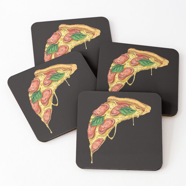 Item preview, Slice of Cheesy Pepperoni Pizza designed and sold by Alicia Chee.
