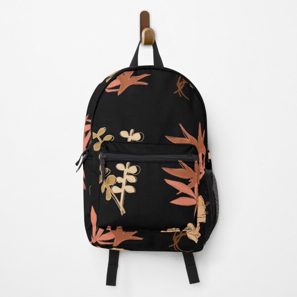 Item preview, Brown retro flower pattern designed and sold by MadeByFDC.