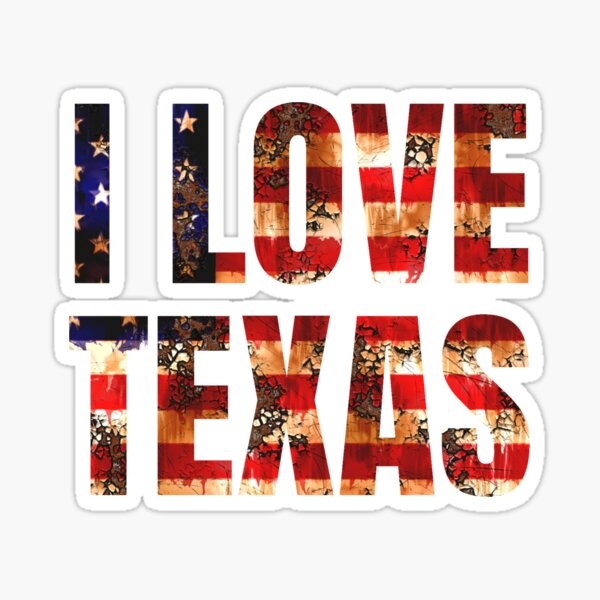 Texas Shape Flag GRUNGE Stickers 2 Pack – AZ House of Stickers