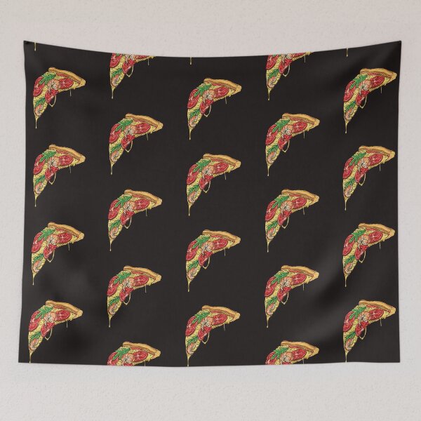 Item preview, Slice of Cheesy Shrimp Arugula Pizza designed and sold by Alicia Chee.