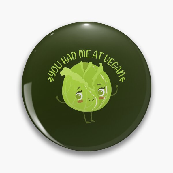 Item preview, You had me at vegan Kawaii cabbage designed and sold by KawaiiPark.