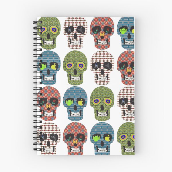 Aperçu de l'œuvre Crazy Sugar Skull Pattern créée et vendue par ibadishi.