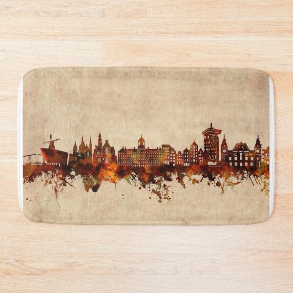 Item preview, amsterdam skyline vintage designed and sold by BekimART2.