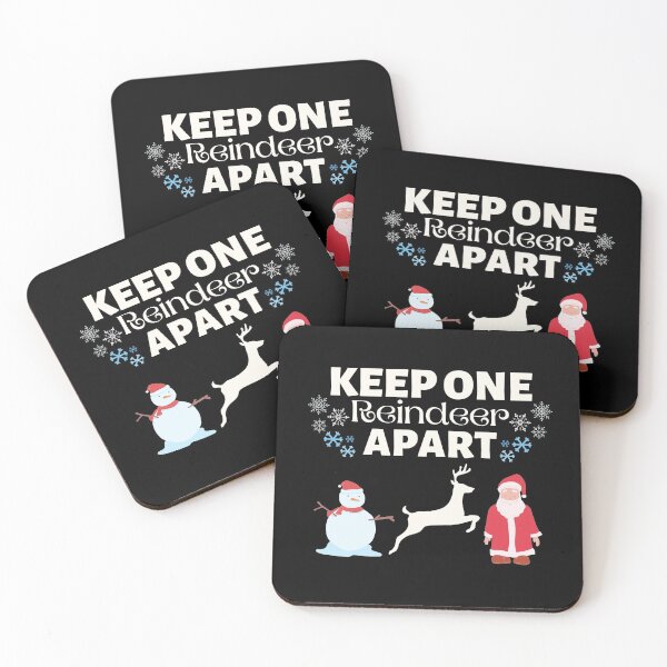 Item preview, Keep One Reindeer Apart designed and sold by Joy Poddar.