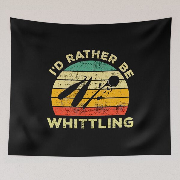 Item preview, I’d Rather Be Whittling Vintage Gift For Whittlers designed and sold by JokeGysen.