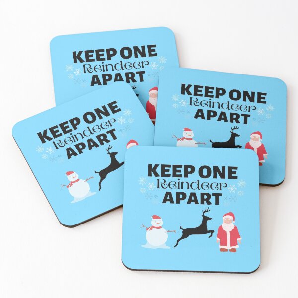 Item preview, Keep One Reindeer Apart designed and sold by Joy Poddar.