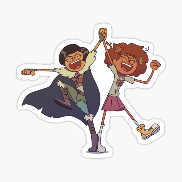 Anne and Marcy Amphibia Sticker