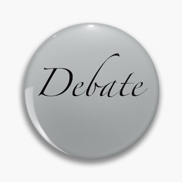 Item preview, Debate Cursive (Black) designed and sold by debatethewayout.