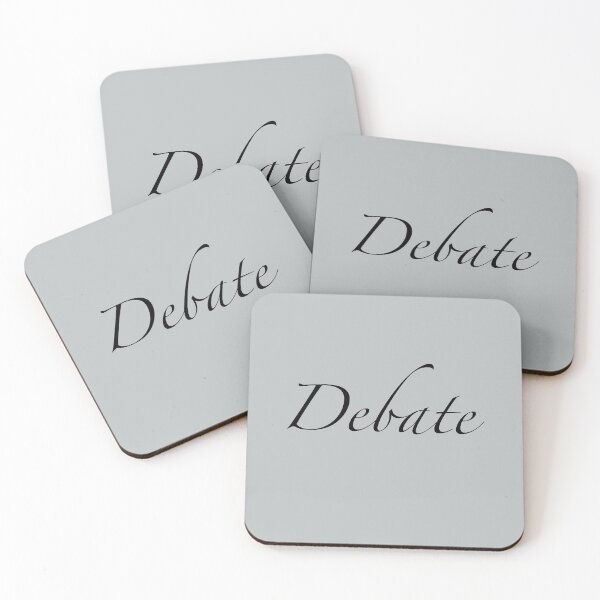 Item preview, Debate Cursive (Black) designed and sold by debatethewayout.