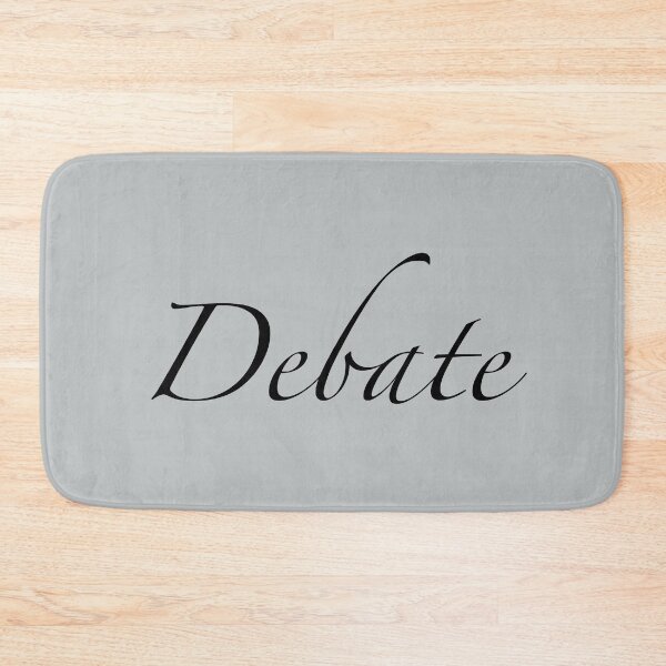 Item preview, Debate Cursive (Black) designed and sold by debatethewayout.