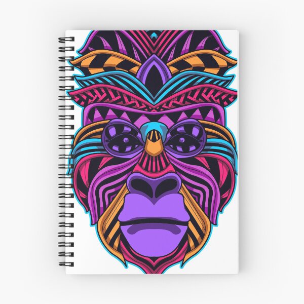 Item preview, Ape Face with Glowing Neon Color designed and sold by RareTulip.