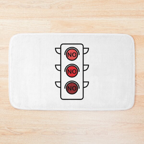 Item preview, Traffic Red Lights No! No! No! designed and sold by Andantino.