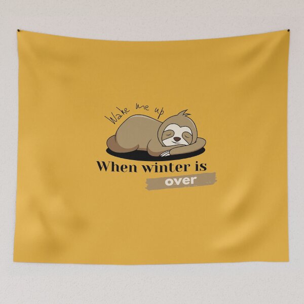 Item preview, Wake me up when winter is over designed and sold by Funtastic-GOODS.