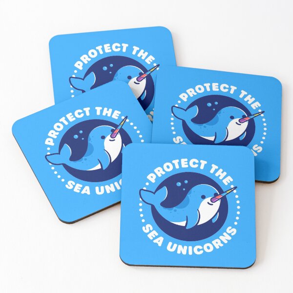 Item preview, Protect the Sea Unicorns - Cute Narwhal designed and sold by Gudland.