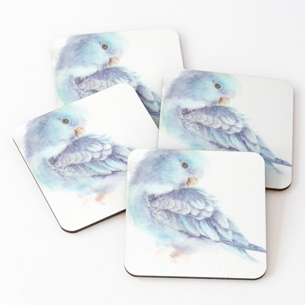 Item preview, Delicate parrot - Blue haze designed and sold by Olga-Artty.