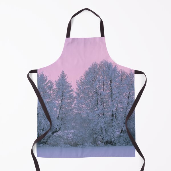 Item preview, Snowy Pine Forest Sunset Sunrise designed and sold by Walk-It-Off.